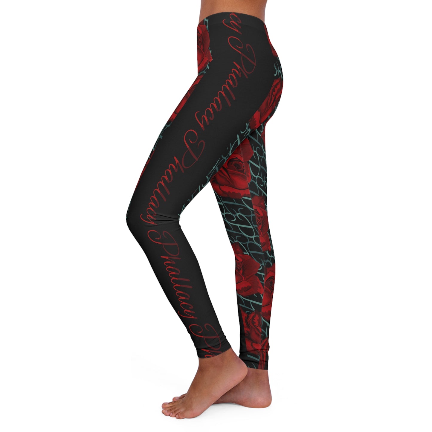 Phallacy Designer Floral Casual Spandex Leggings