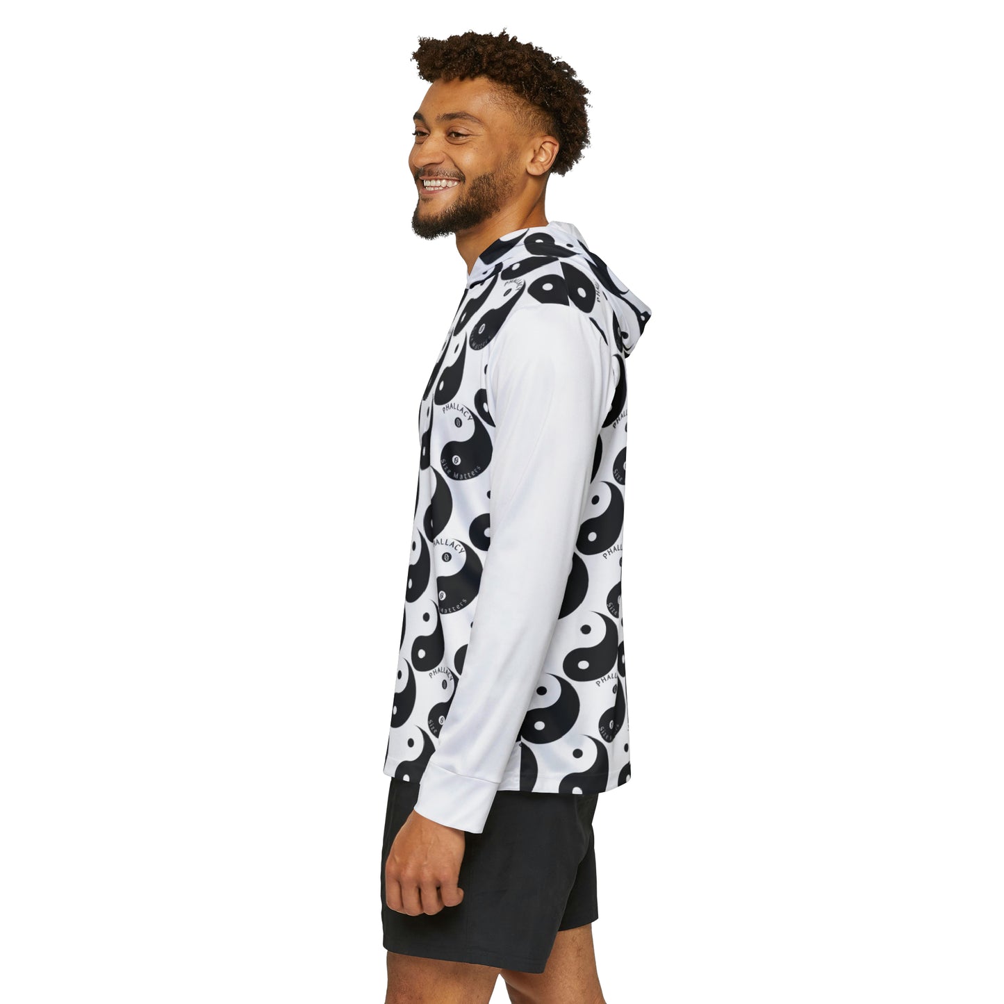 Phallacy Yin-Yang Designer Sports Warmup Hoodie