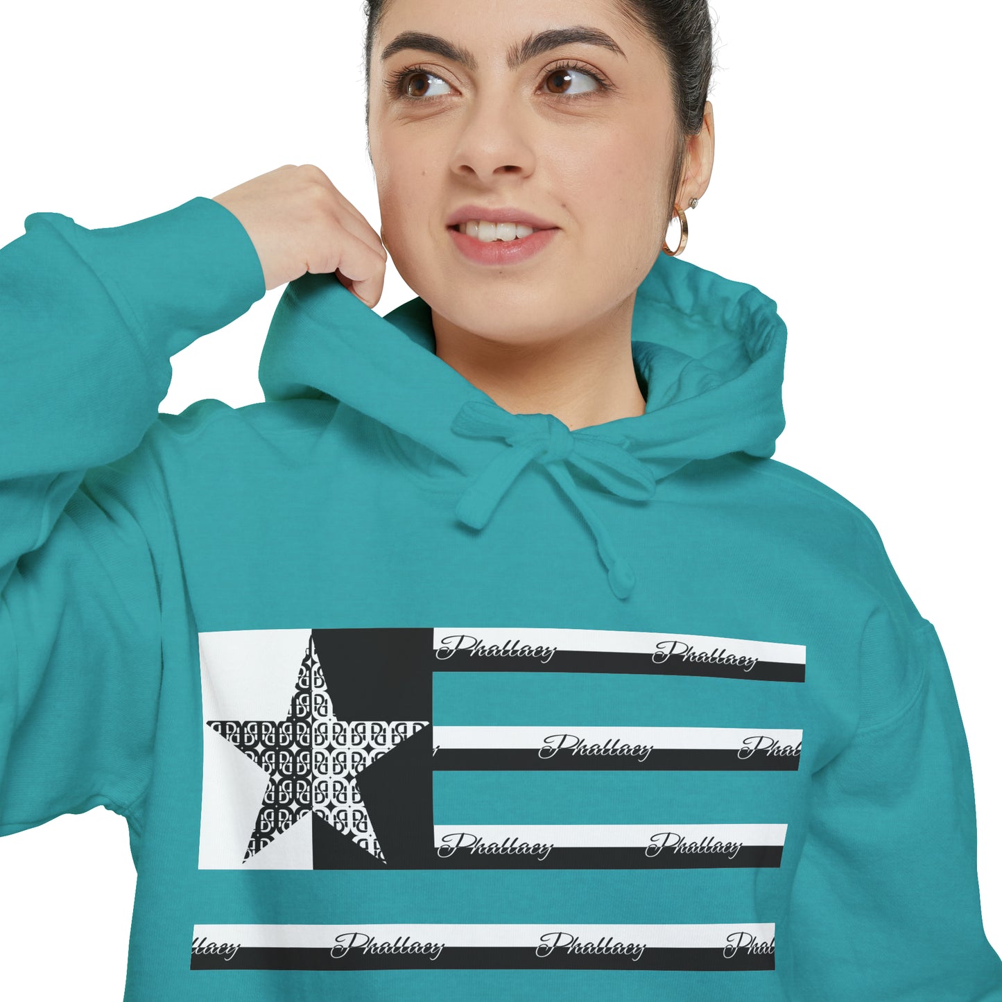 Phallacy Flag Unisex Garment-Dyed Hoodie