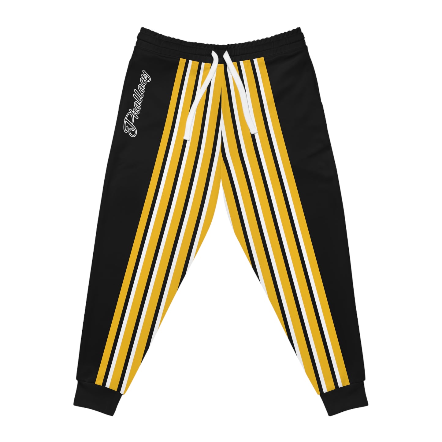 Phallacy Striped Designer Unisex Athletic Joggers