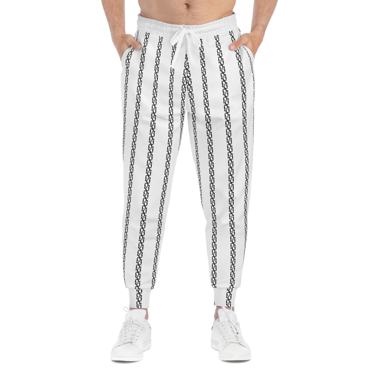 Phallacy Striped Designer Unisex Athletic Joggers