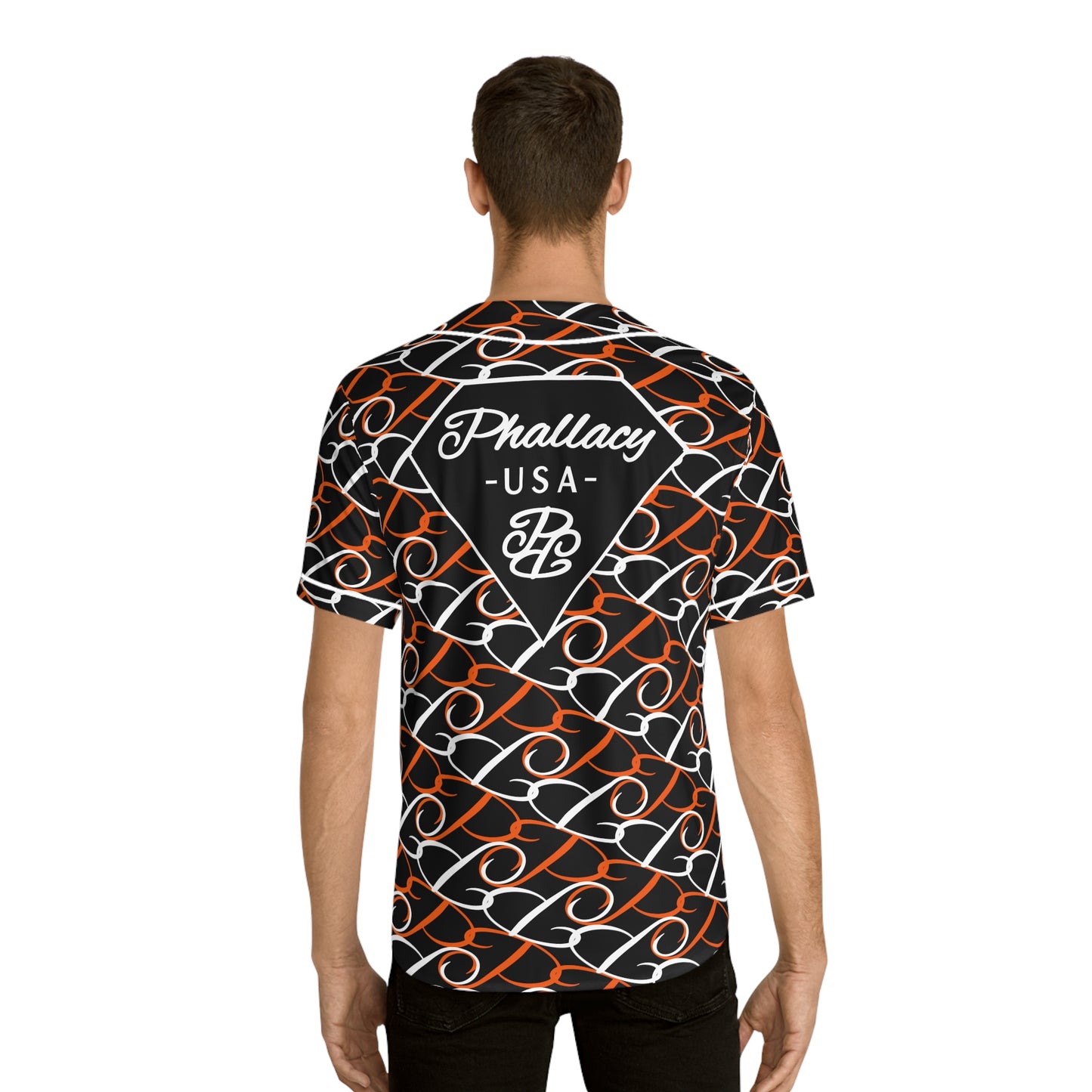 Phallacy Diamond Designer Men's Baseball Jersey