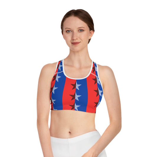 Phallacy Star Designer Sports Bra