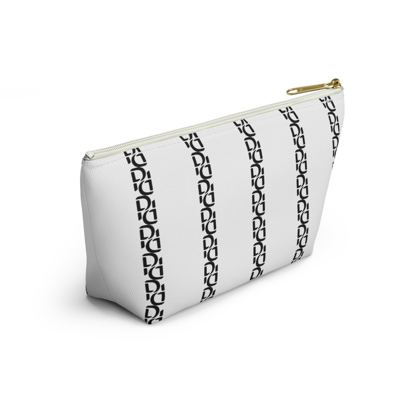 Phallacy Striped Designer Accessory Pouch w T-bottom