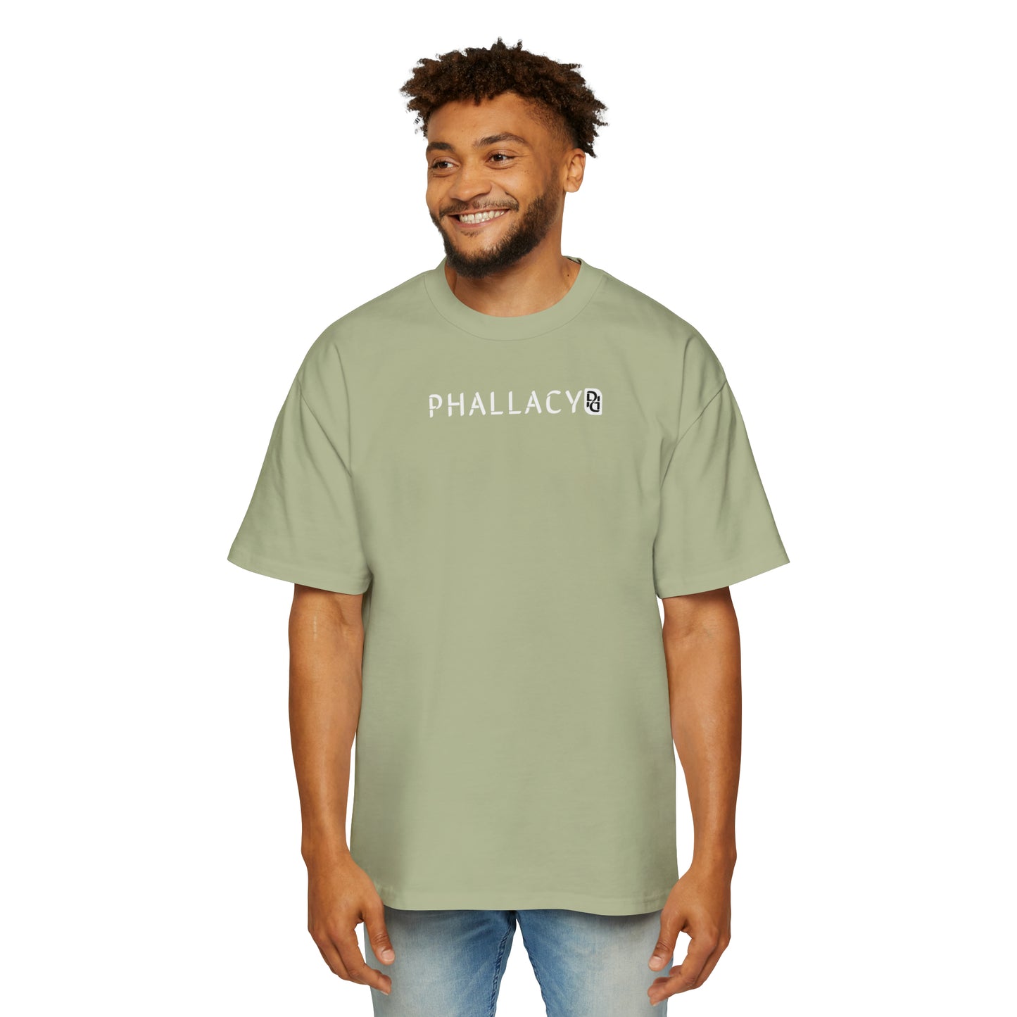 Phallacy Men's Heavy Oversized Tee (18+)