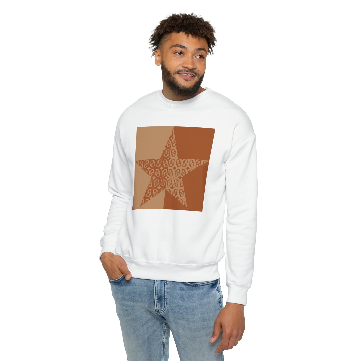 Phallacy Star Unisex Drop Shoulder Sweatshirt