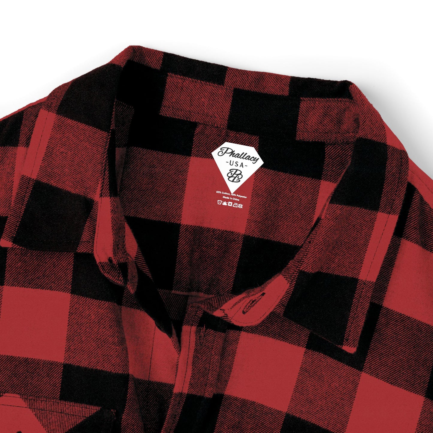 Phallacy Diamond Unisex Flannel Shirt