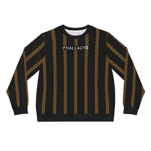 Phallacy Striped Designer Lightweight Sweatshirt