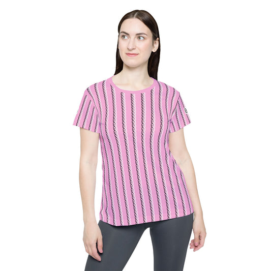 Phallacy Striped Designer Women's Sports Jersey