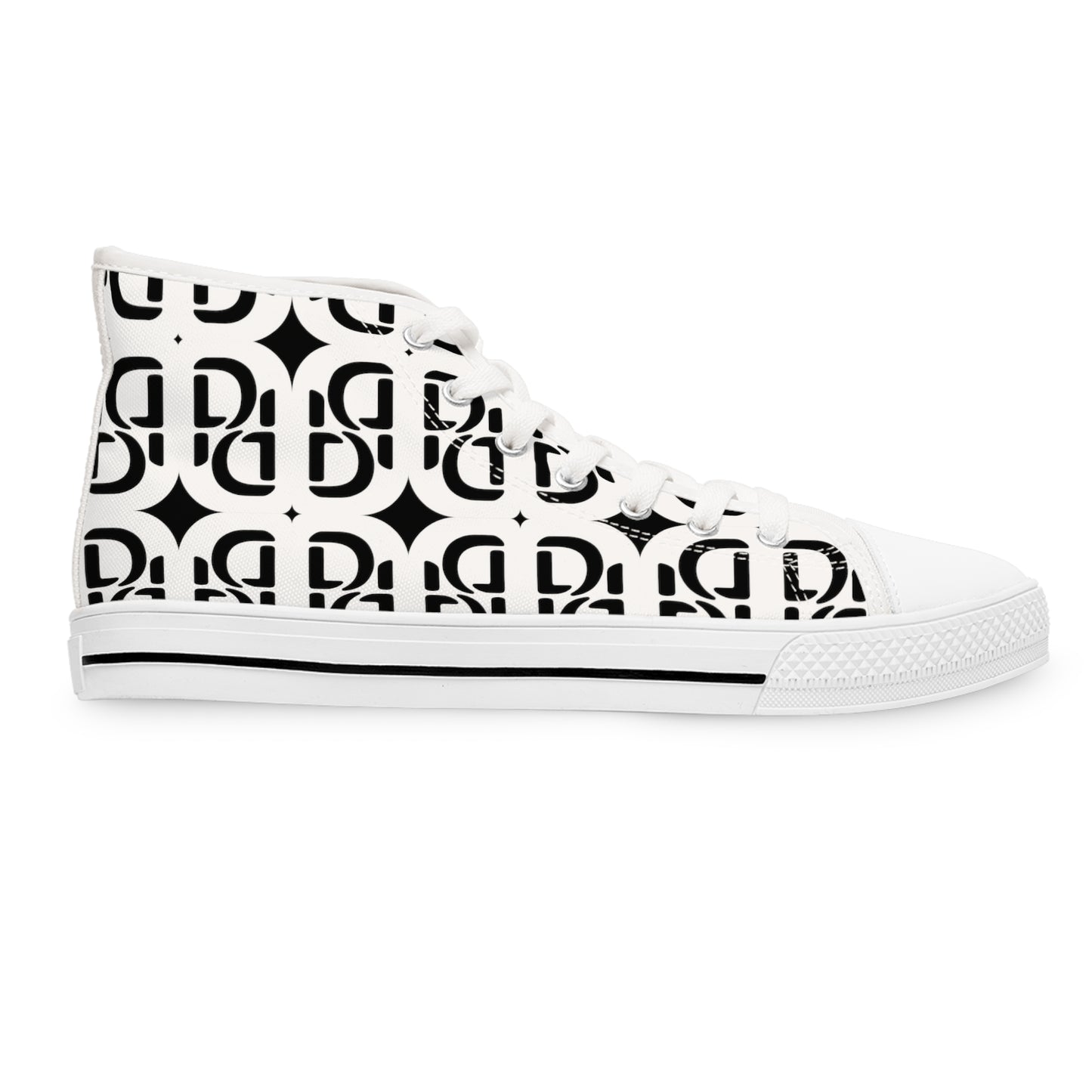 Phallacy Monogram Designer Women's High Top Sneakers