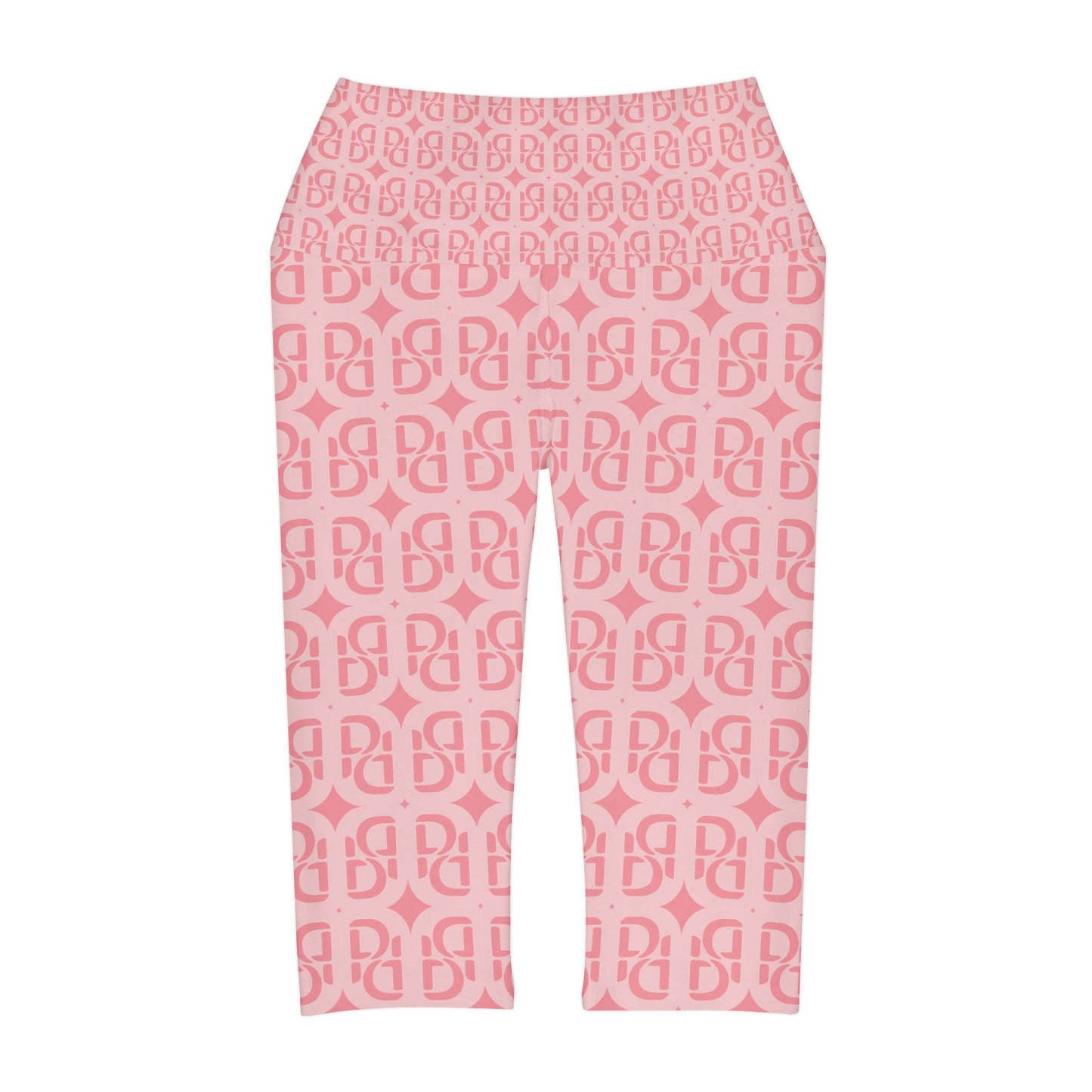 Phallacy Monogram Designer Yoga Capri Leggings