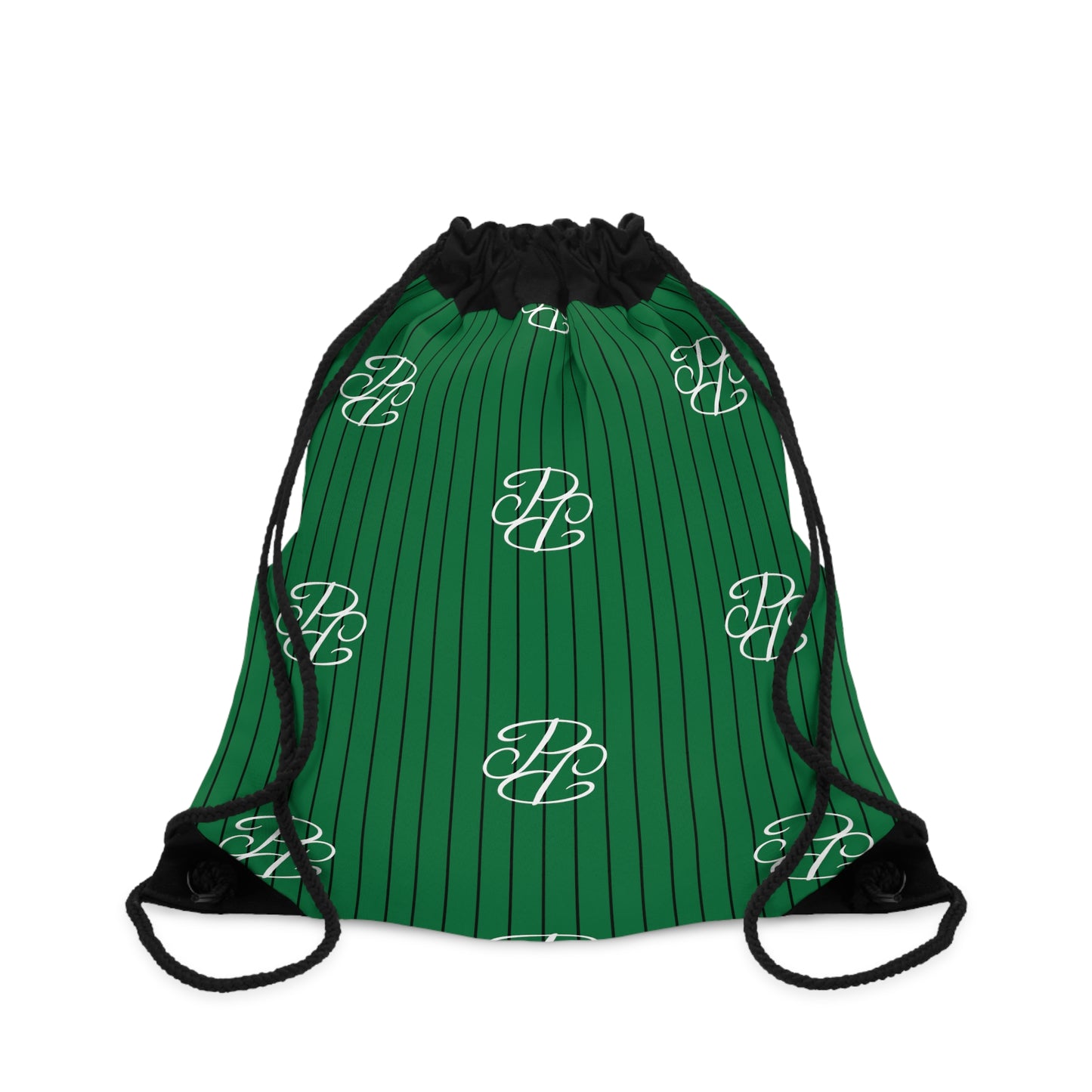 Phallacy Players Striped Designer Drawstring Bag