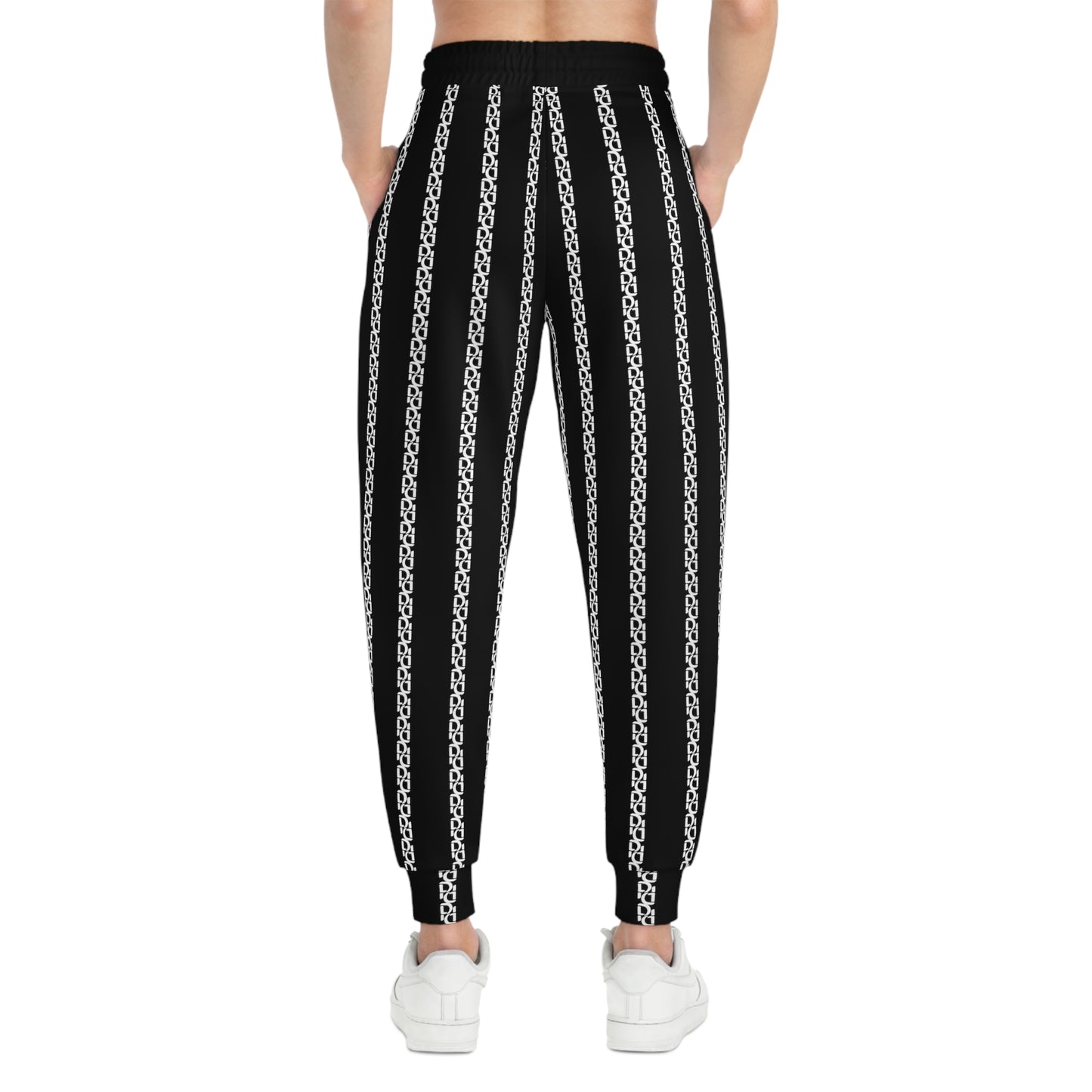 Phallacy Striped Designer Unisex Athletic Joggers