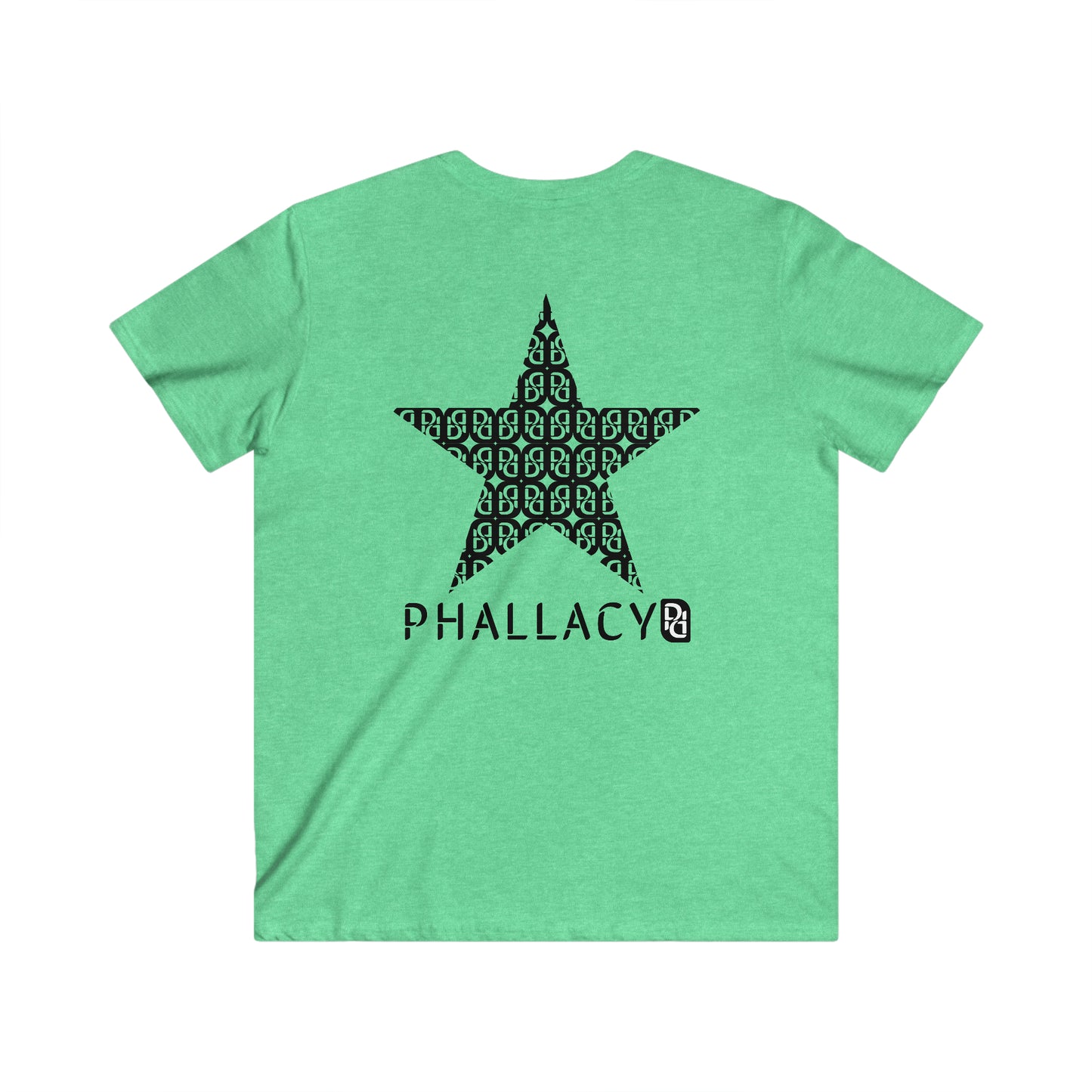 Phallacy Star Men's Fitted V-Neck Tee