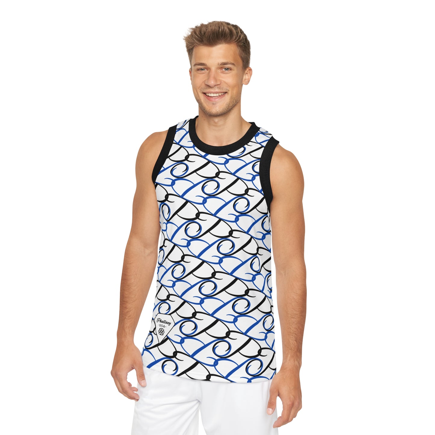 Phallacy Diamond Designer Unisex Basketball Jersey