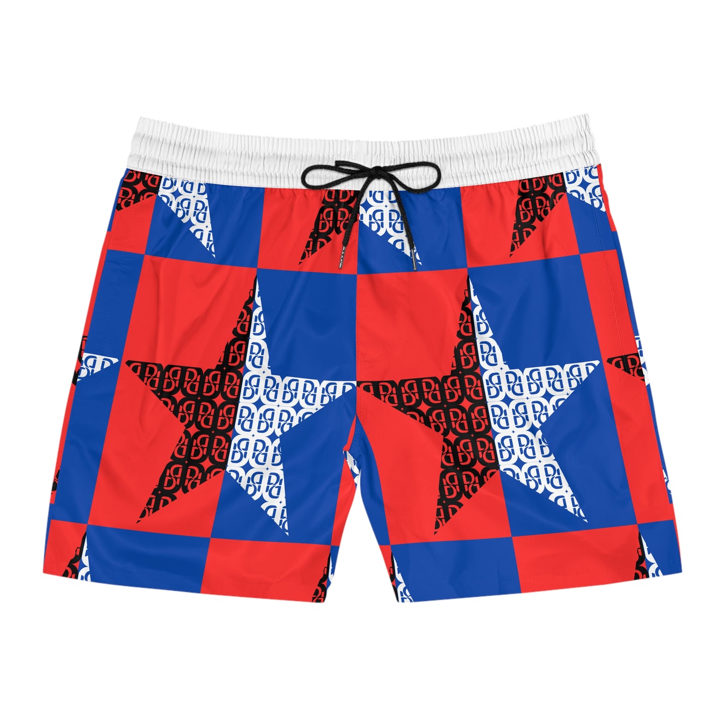 Phallacy Star Designer Mid-Length Swim Shorts