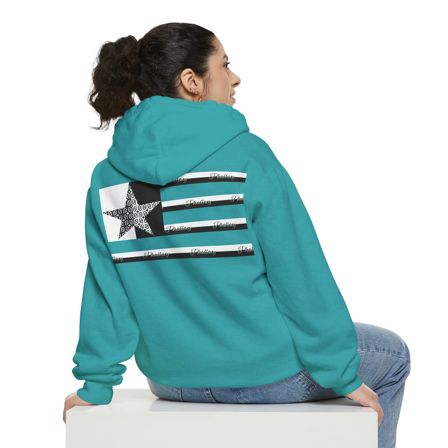 Phallacy Flag Unisex Garment-Dyed Hoodie