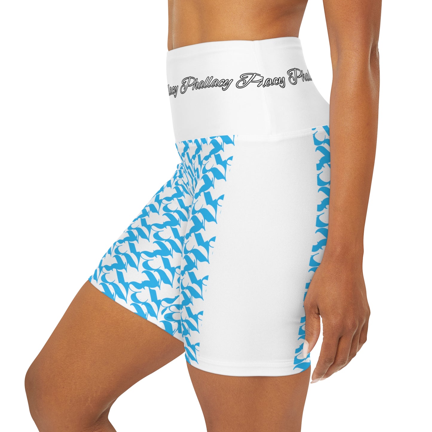 Phallacy WET Designer High Waisted Yoga Shorts (18+)