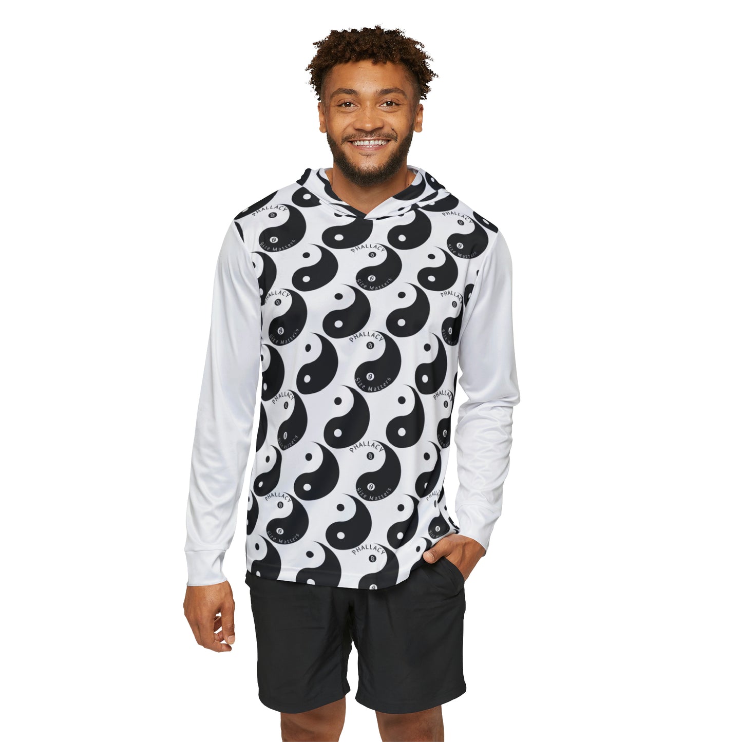 Phallacy Yin-Yang Designer Sports Warmup Hoodie