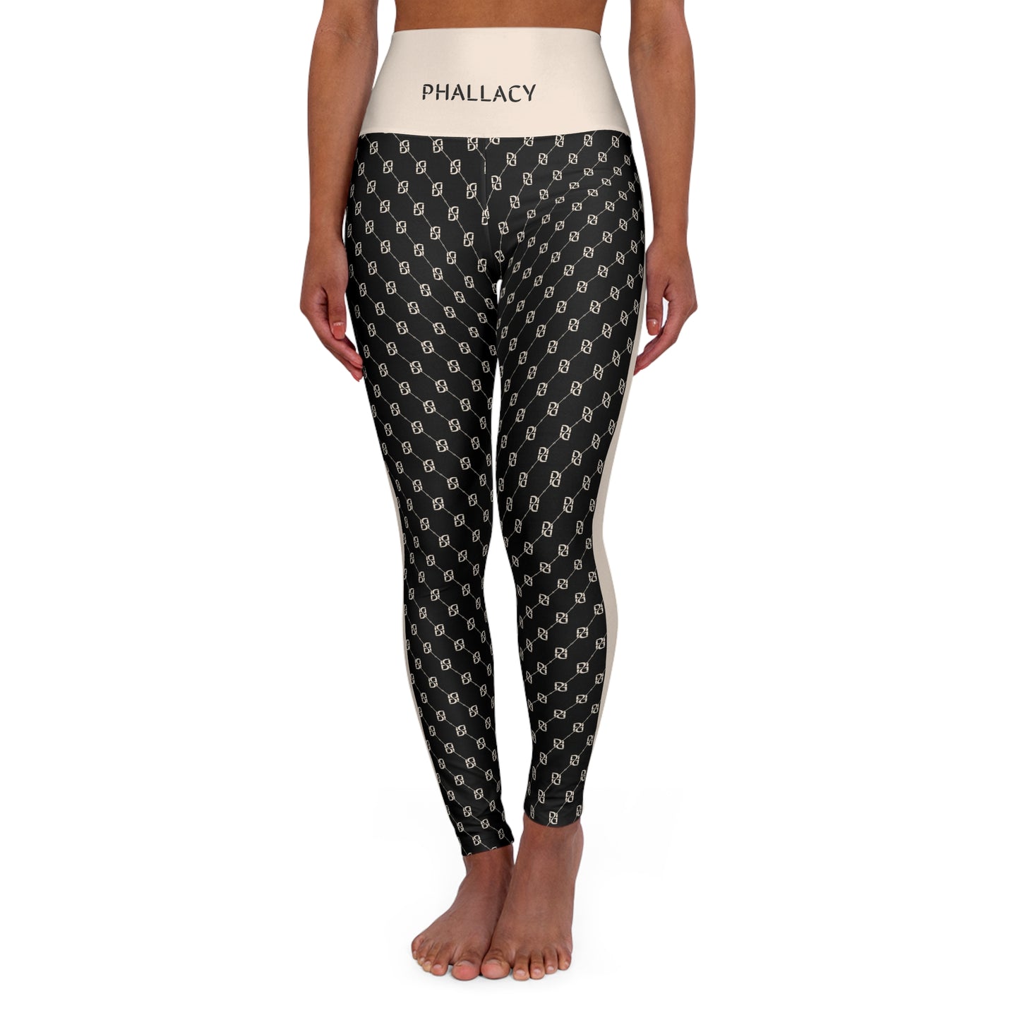 Phallacy Monogram Designer High Waisted Yoga Leggings