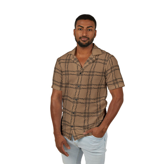 Phallacy Balance Designer Men's Button Up Shirt