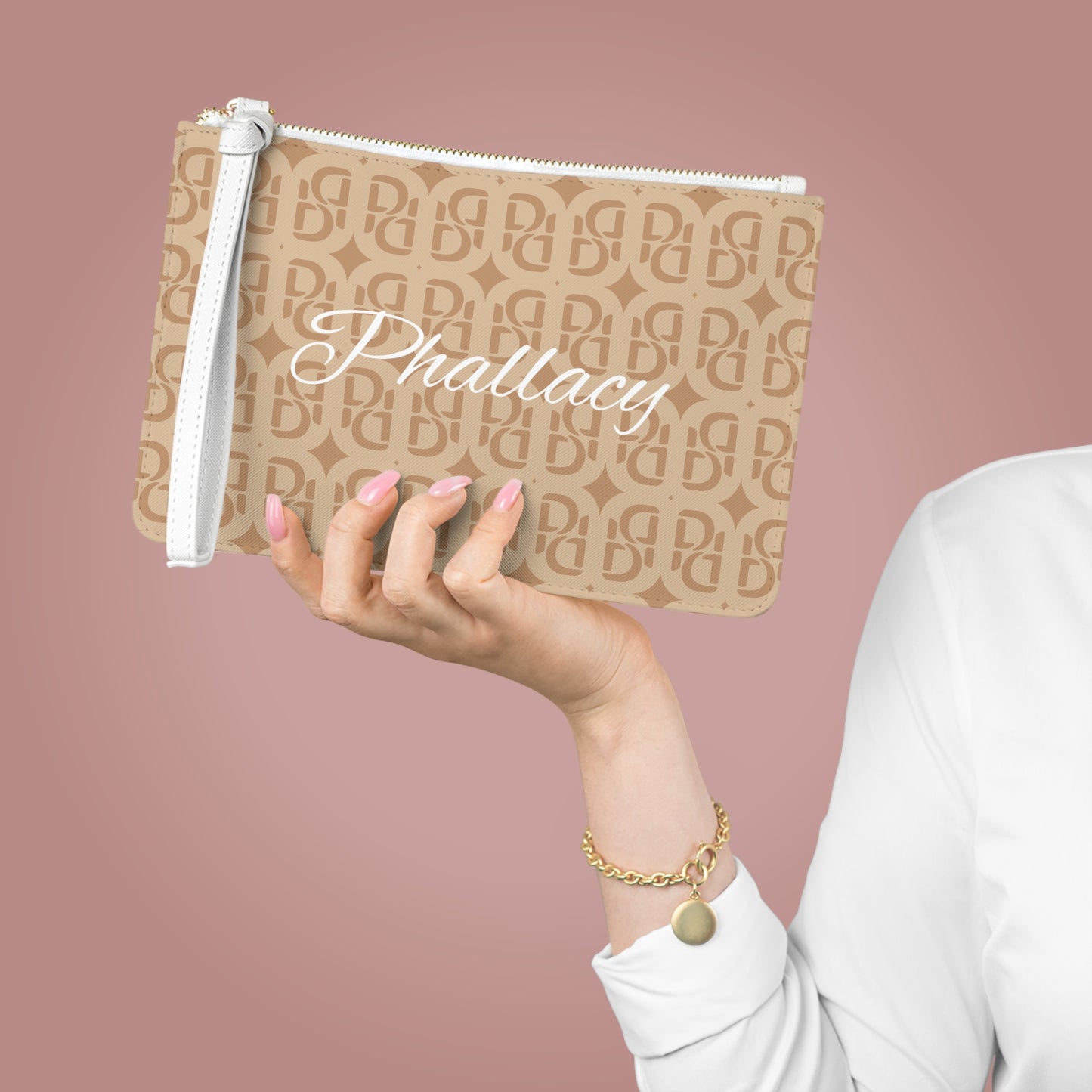 Phallacy Monogram Designer Clutch Bag