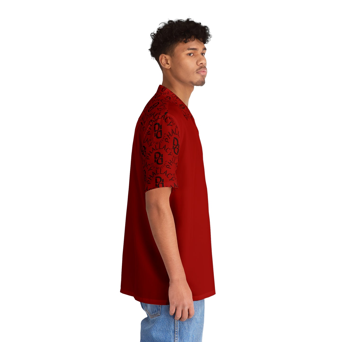 Phallacy Time Designer Button Up Shirt