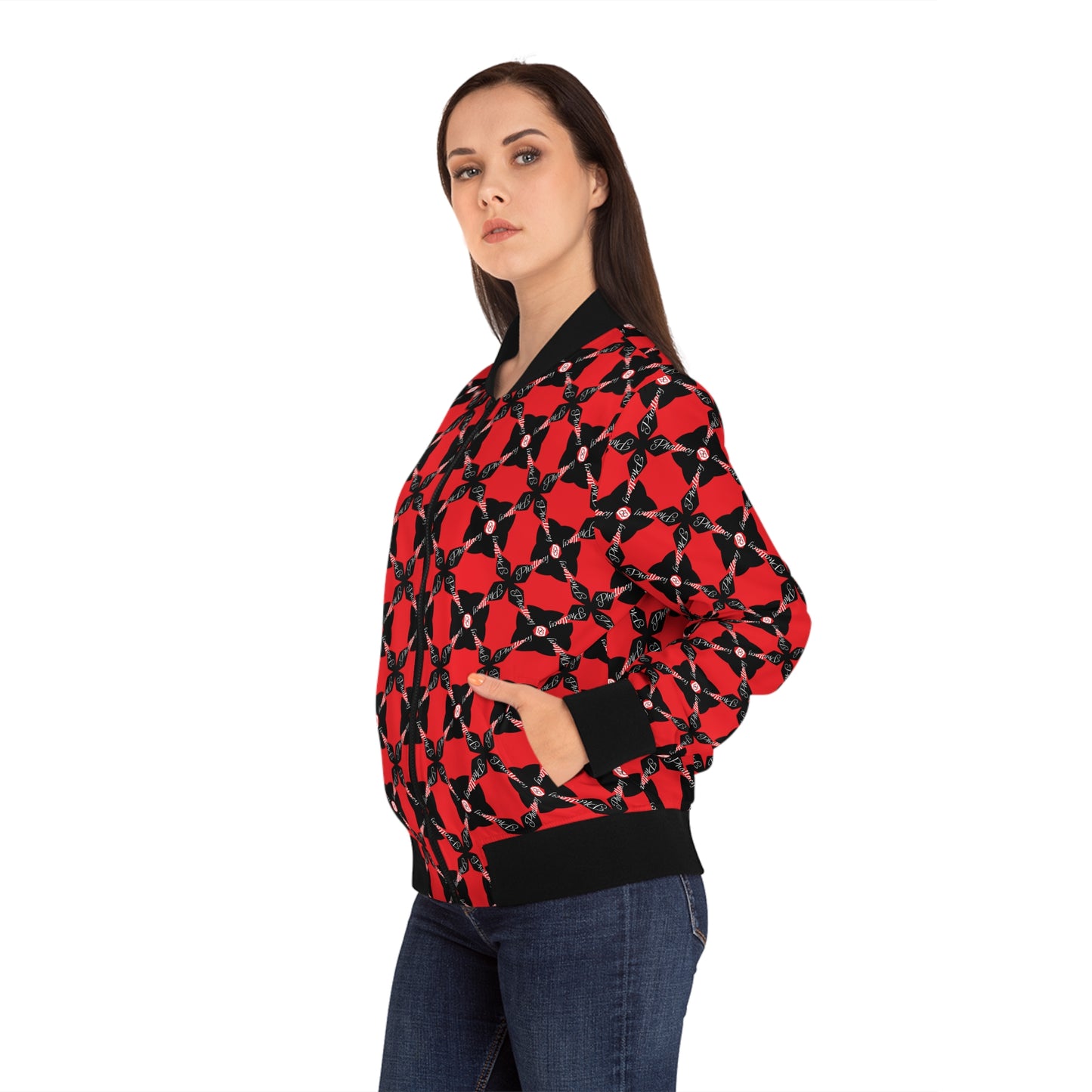 Phallacy XOS Designer Women's Bomber Jacket