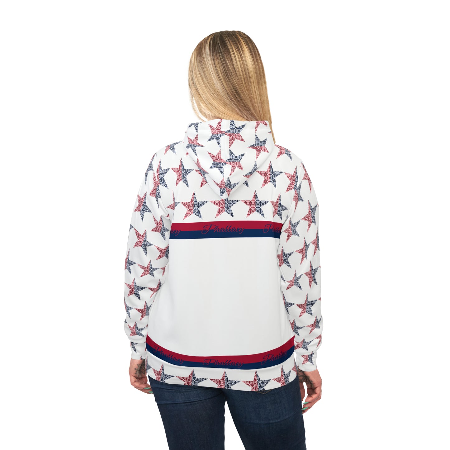 Phallacy Star Designer Unisex Athletic Hoodie