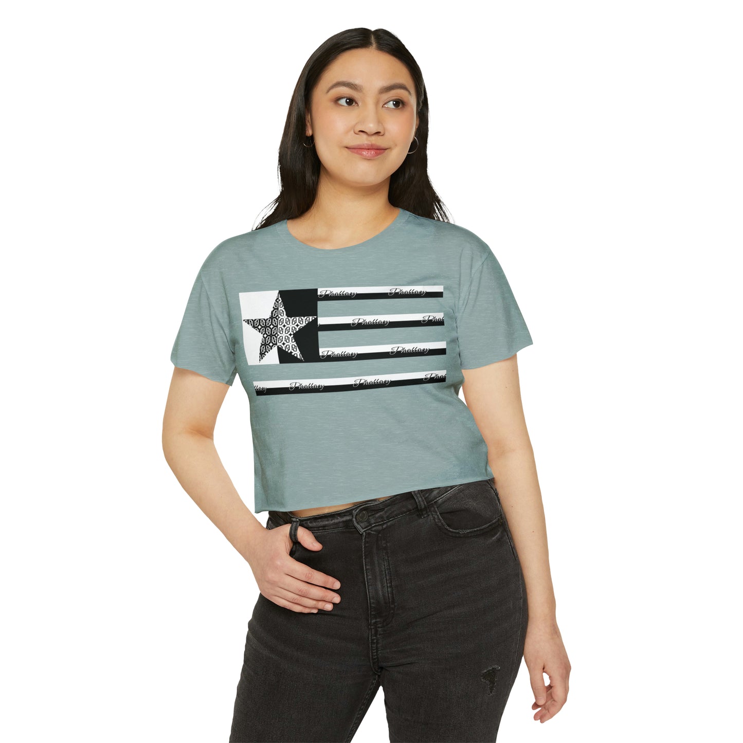 Phallacy Flag Women's Festival Crop Top