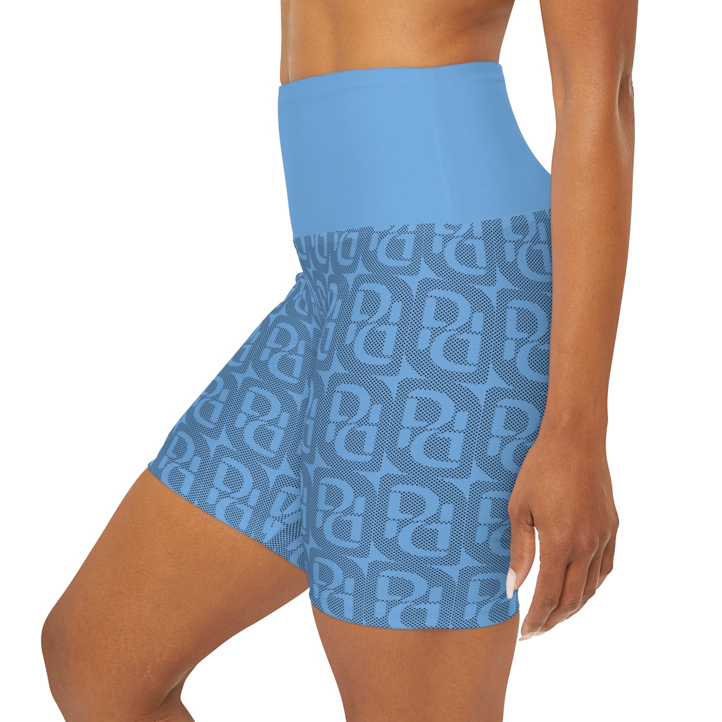 Phallacy Designer High Waisted Yoga Shorts