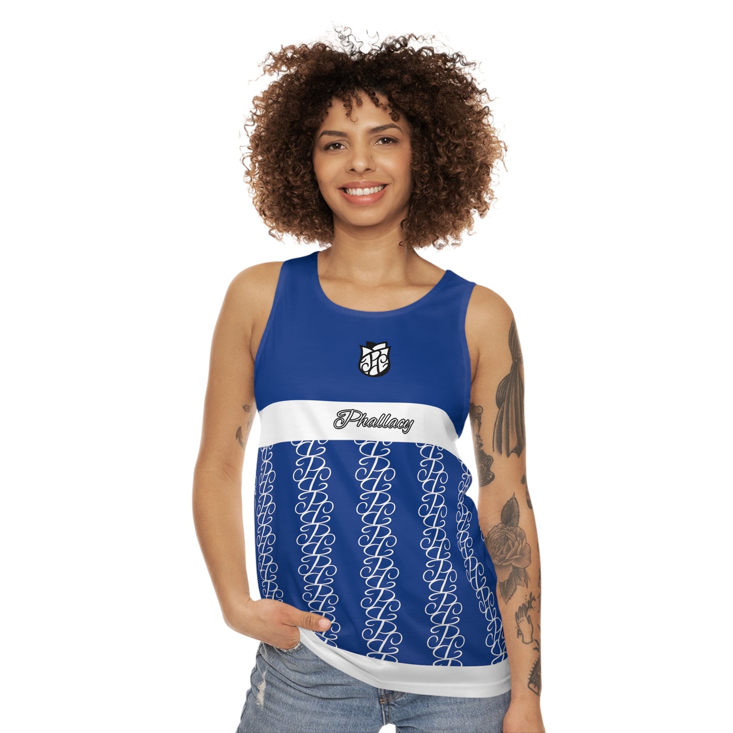 Phallacy Players Designer Unisex Tank Top