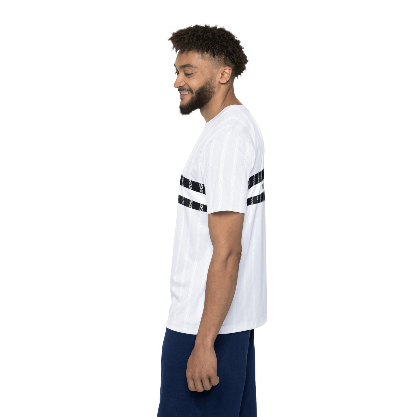 Phallacy Striped Designer Men's Sports Jersey