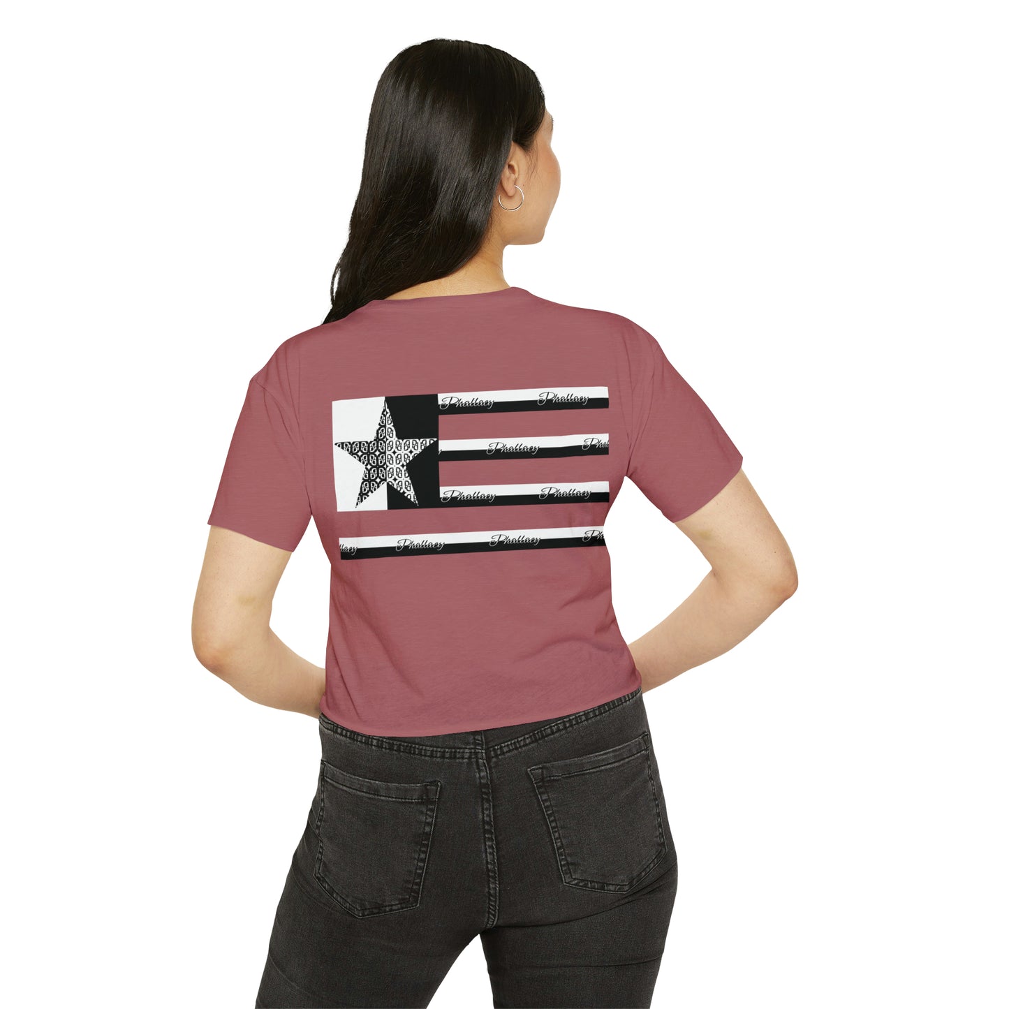 Phallacy Flag Women's Festival Crop Top