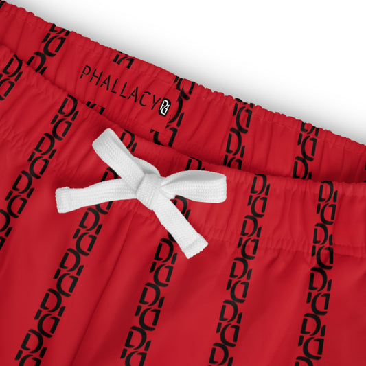 Phallacy Striped Designer Athletic Shorts