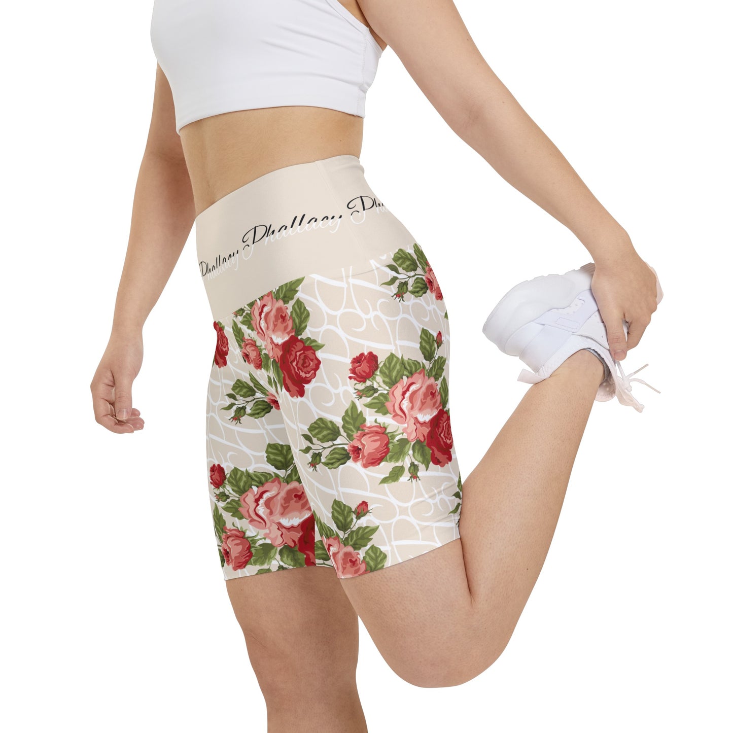 Phallacy Designer Floral Women's Workout Shorts