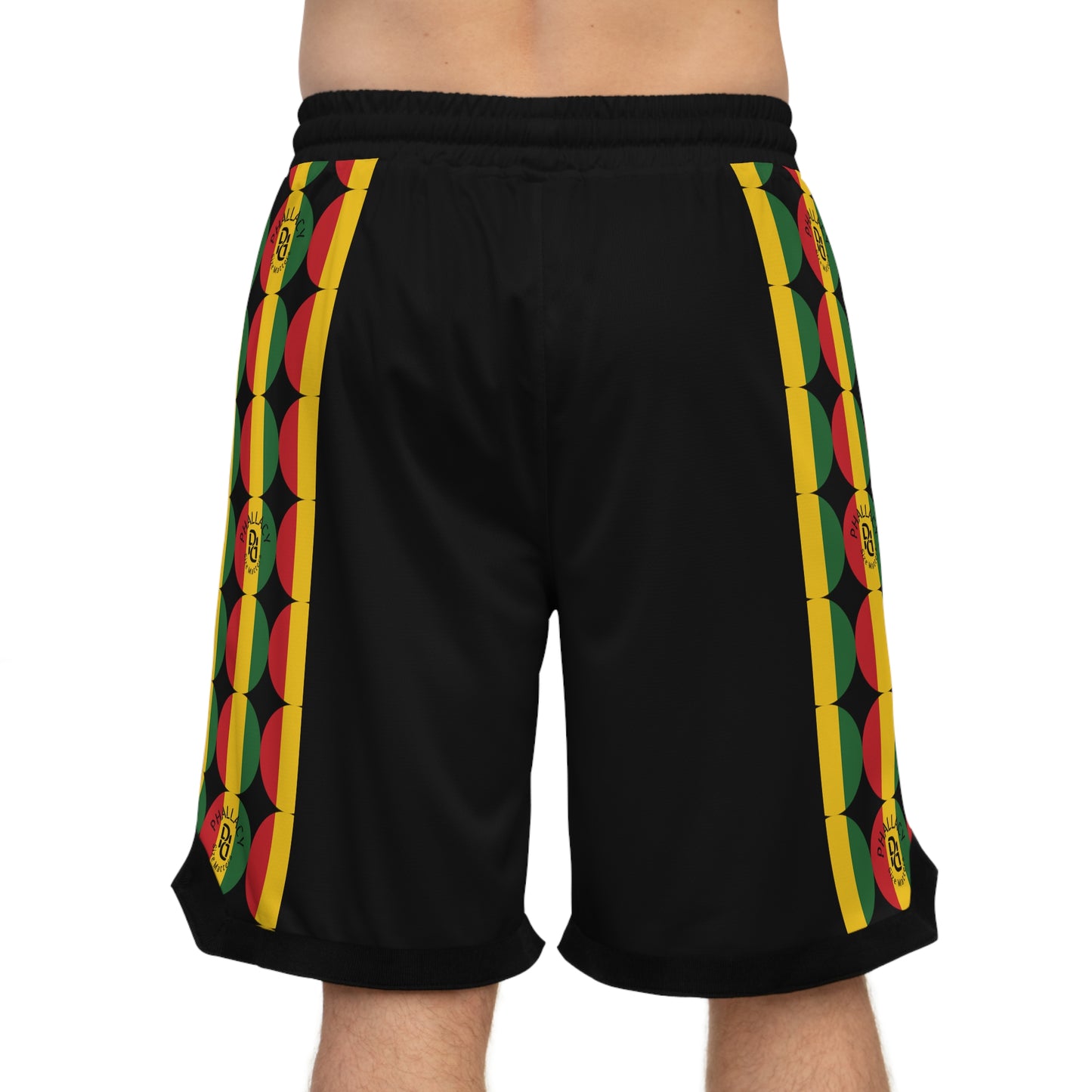 Phallacy Time Designer Unisex Basketball Shorts