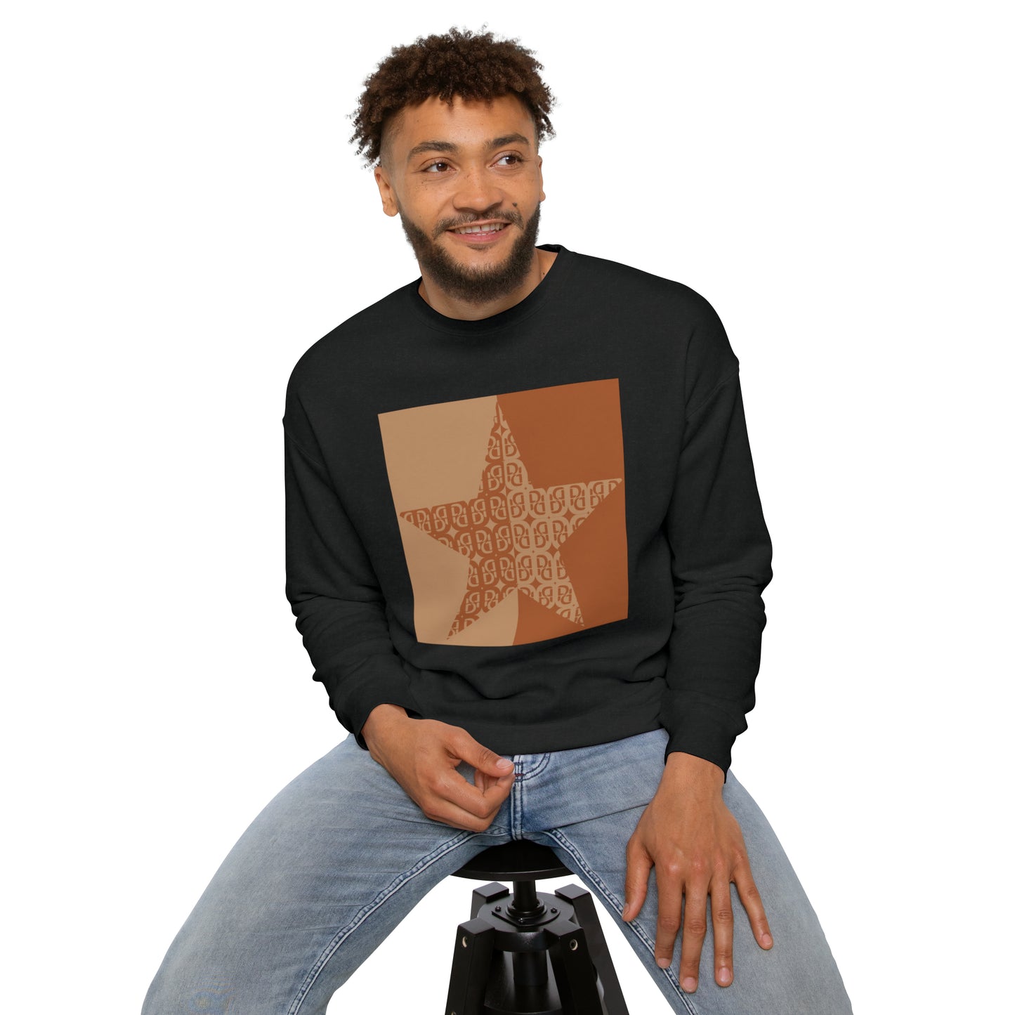 Phallacy Star Unisex Drop Shoulder Sweatshirt