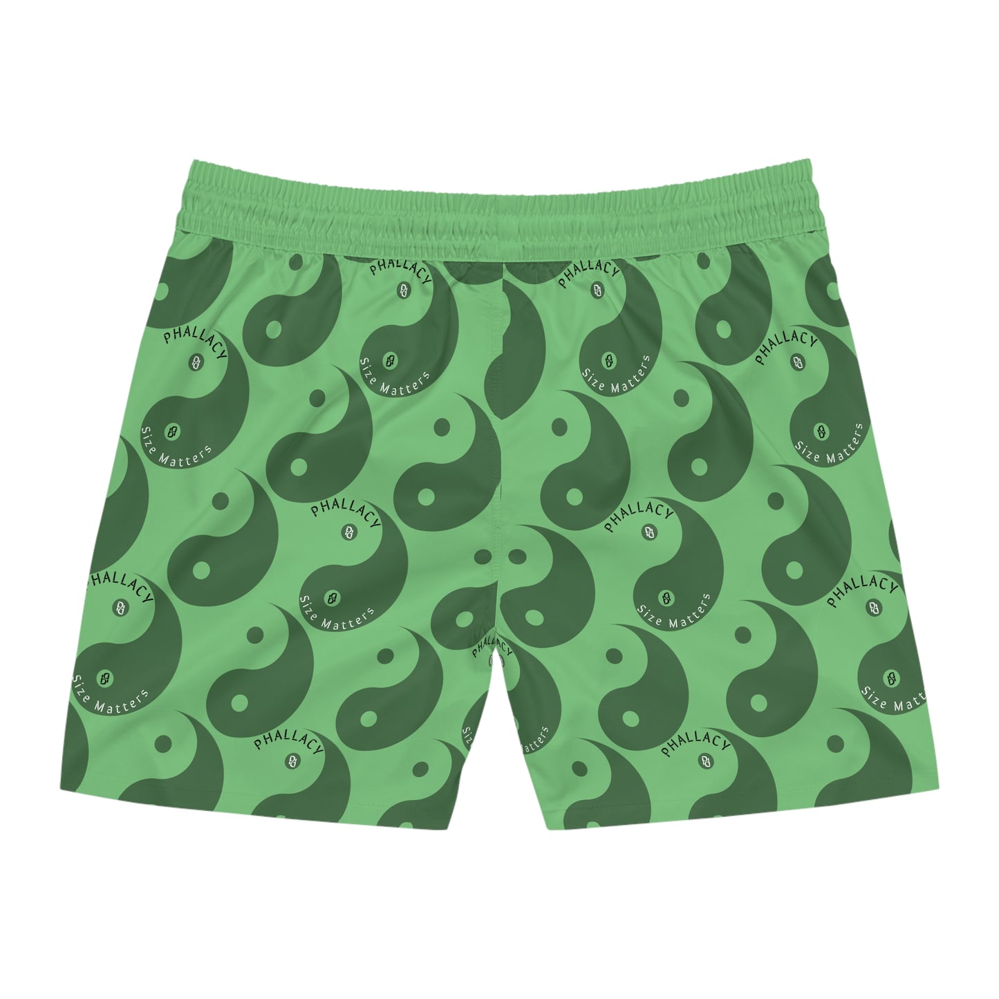 Phallacy Yin-Yang Designer Mid-Length Swim Shorts