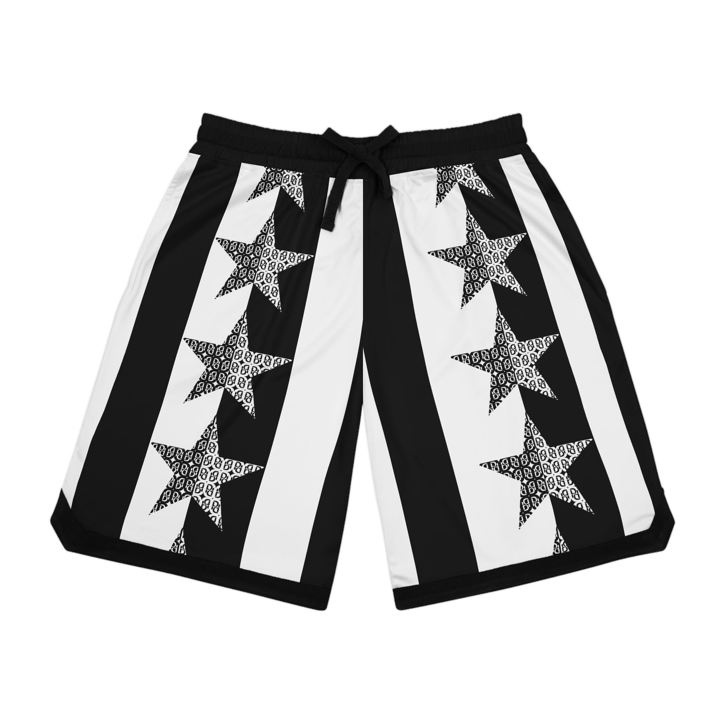 Phallacy Star Designer Unisex Basketball Rib Shorts