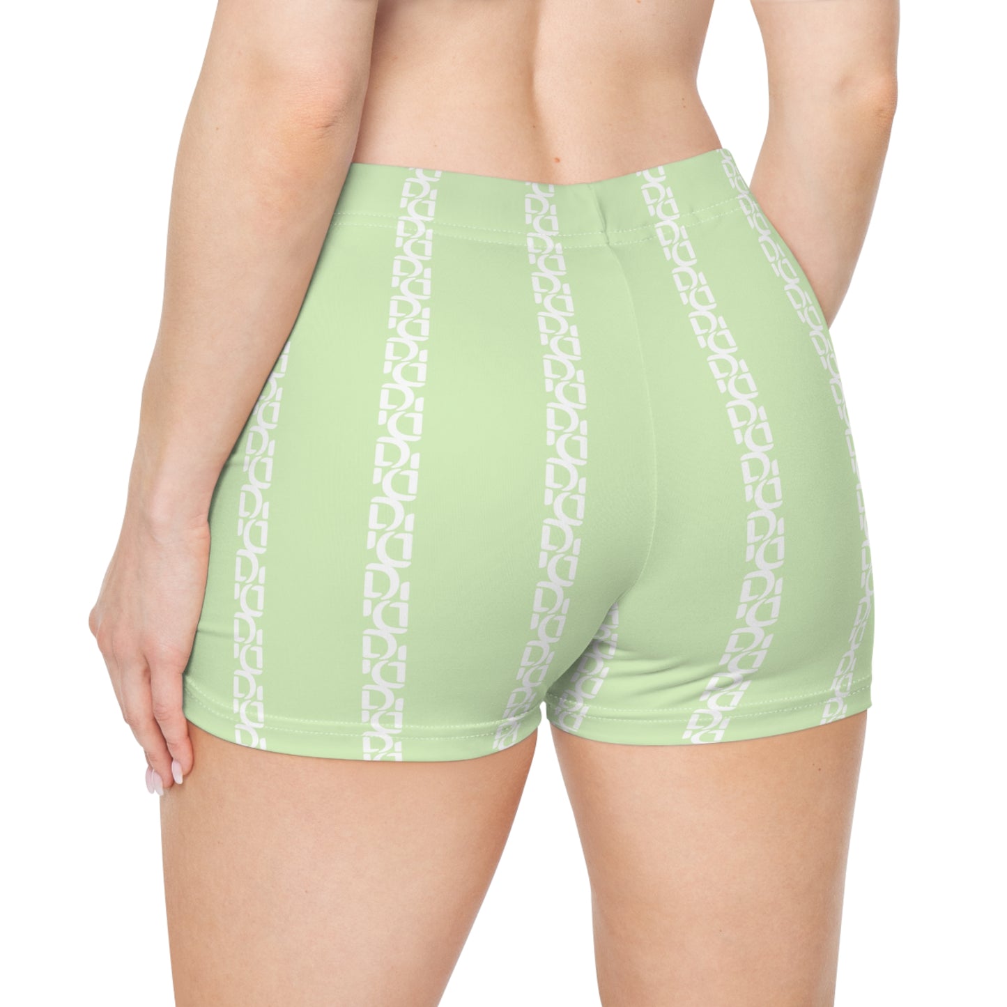 Phallacy Striped Designer Booty Shorts