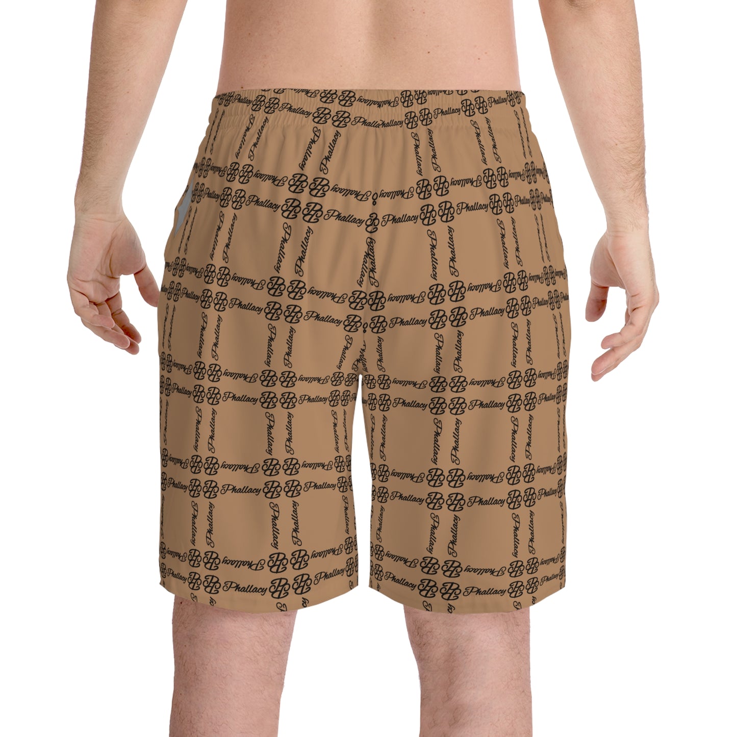 Phallacy Balance Designer Men's Elastic Beach Shorts