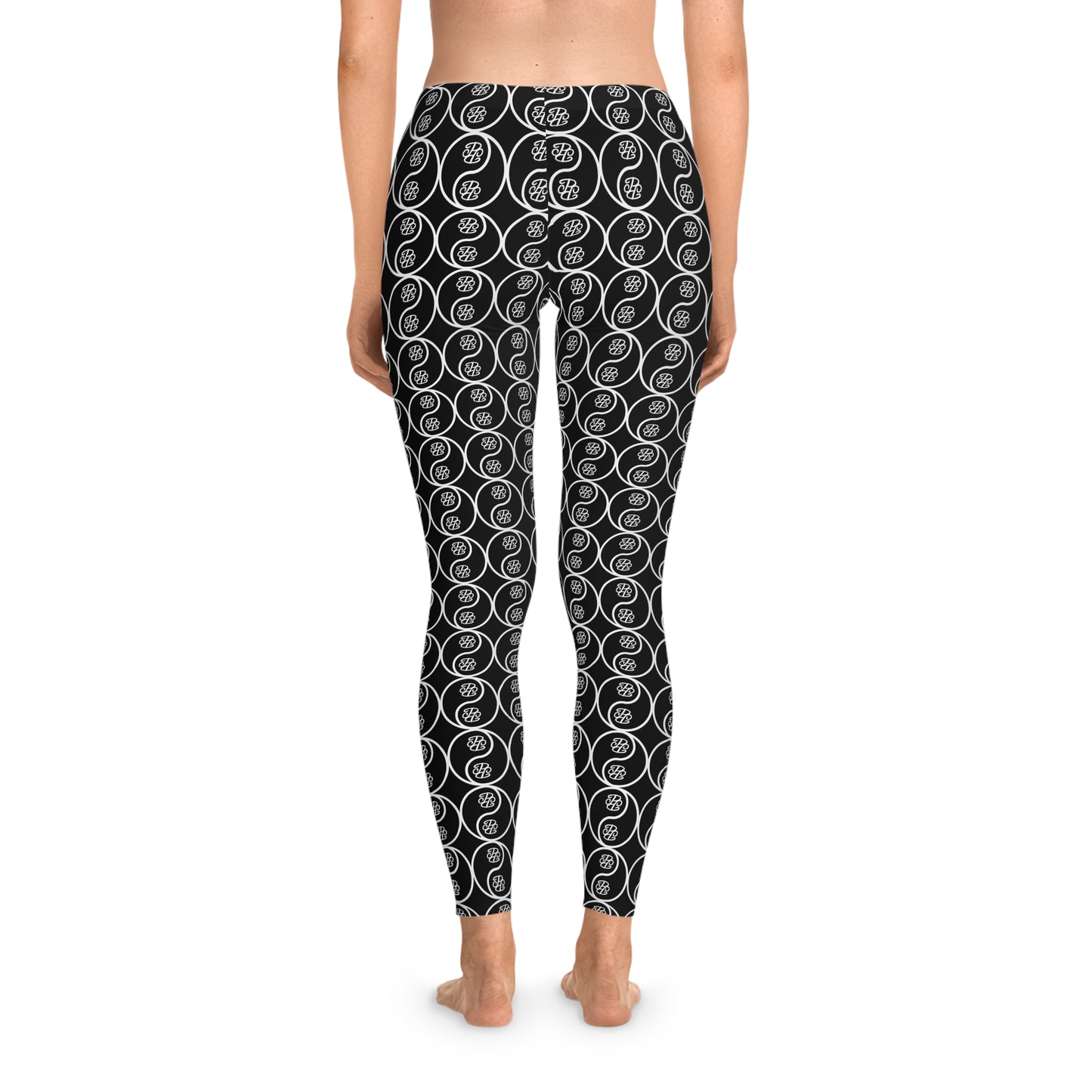 Phallacy Yin-Yang Designer Stretchy Leggings