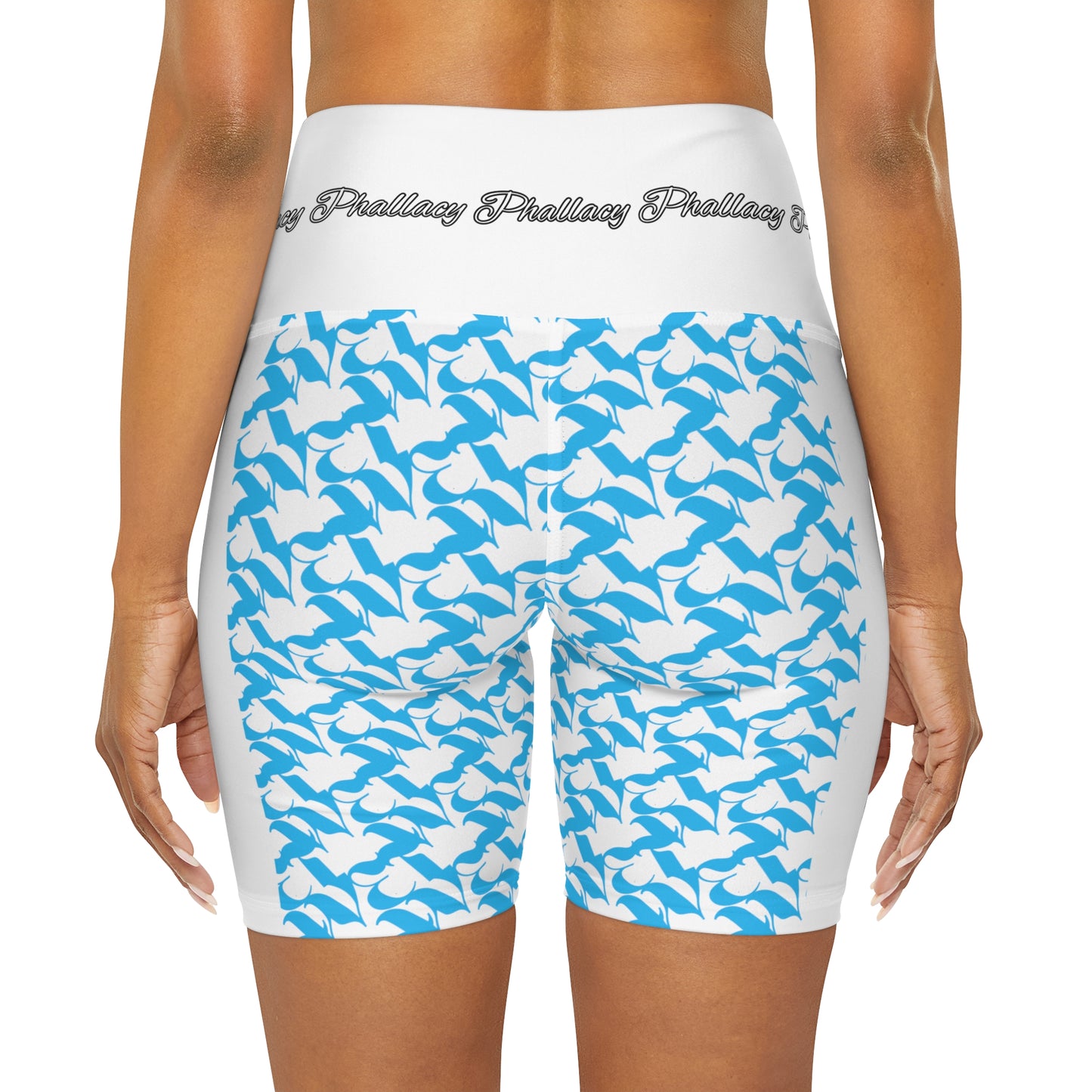 Phallacy WET Designer High Waisted Yoga Shorts (18+)