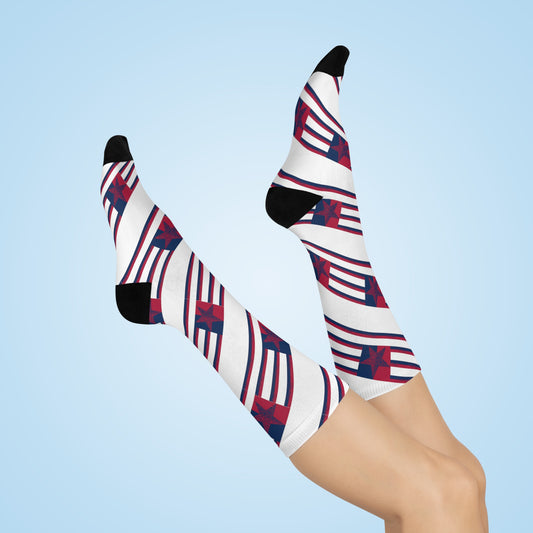 Phallacy Flag Designer Crew Socks