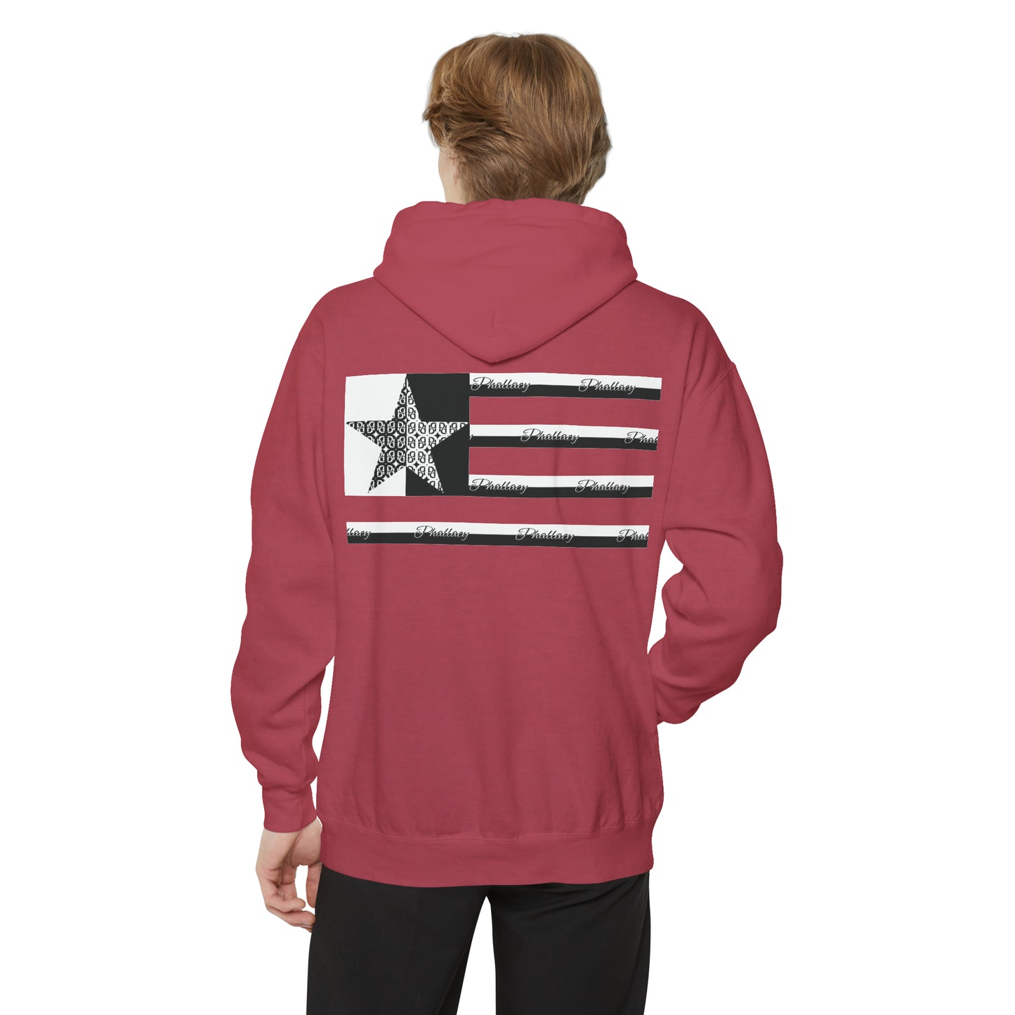 Phallacy Flag Unisex Garment-Dyed Hoodie