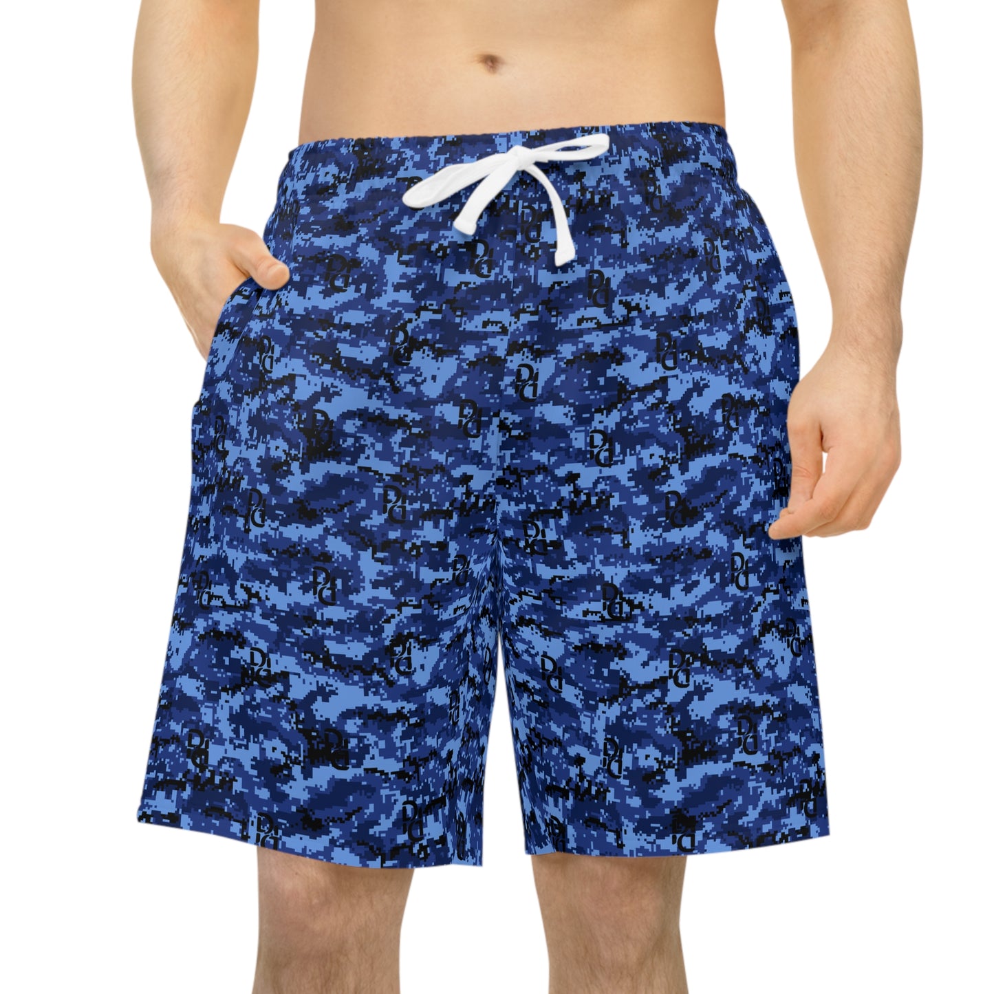 Phallacy Camo Designer Athletic Shorts