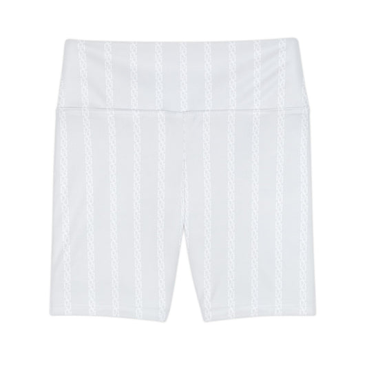 Phallacy Striped Women's Workout Shorts (Reflection)