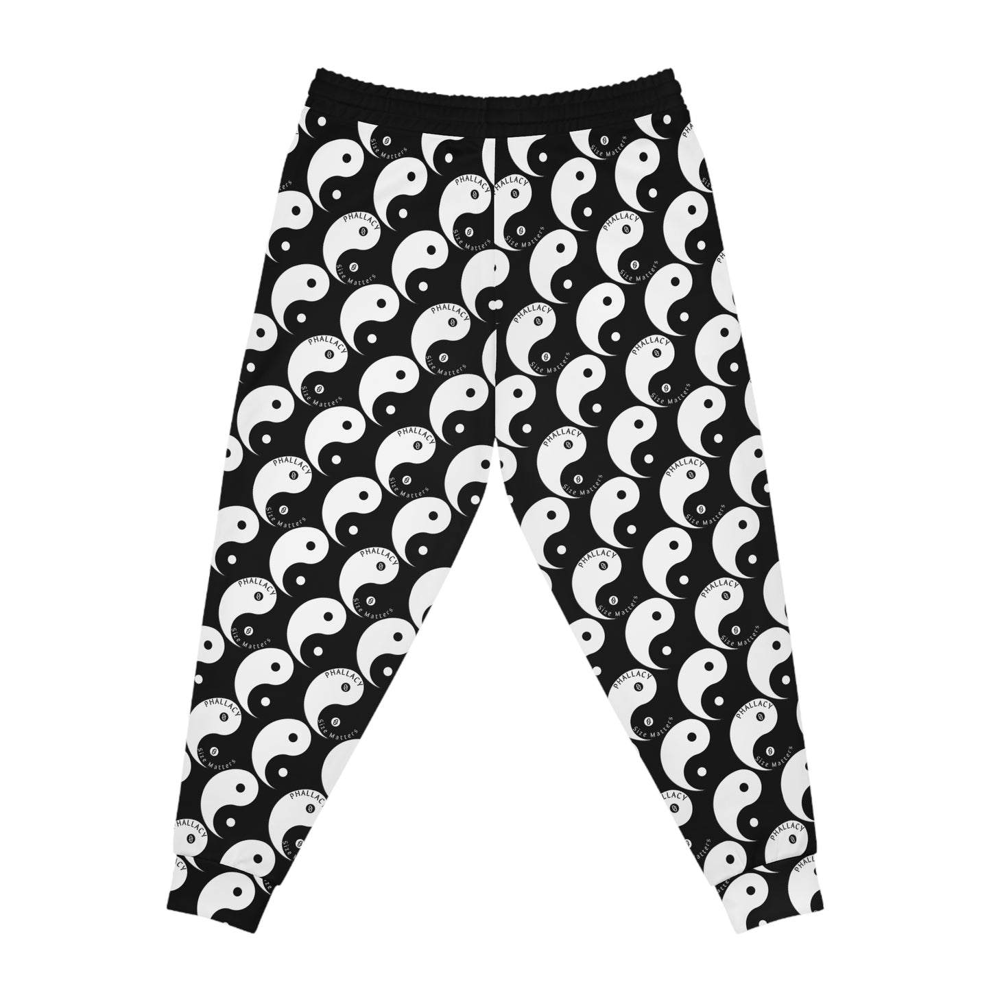 Phallacy Yin-Yang Designer Unisex Athletic Joggers