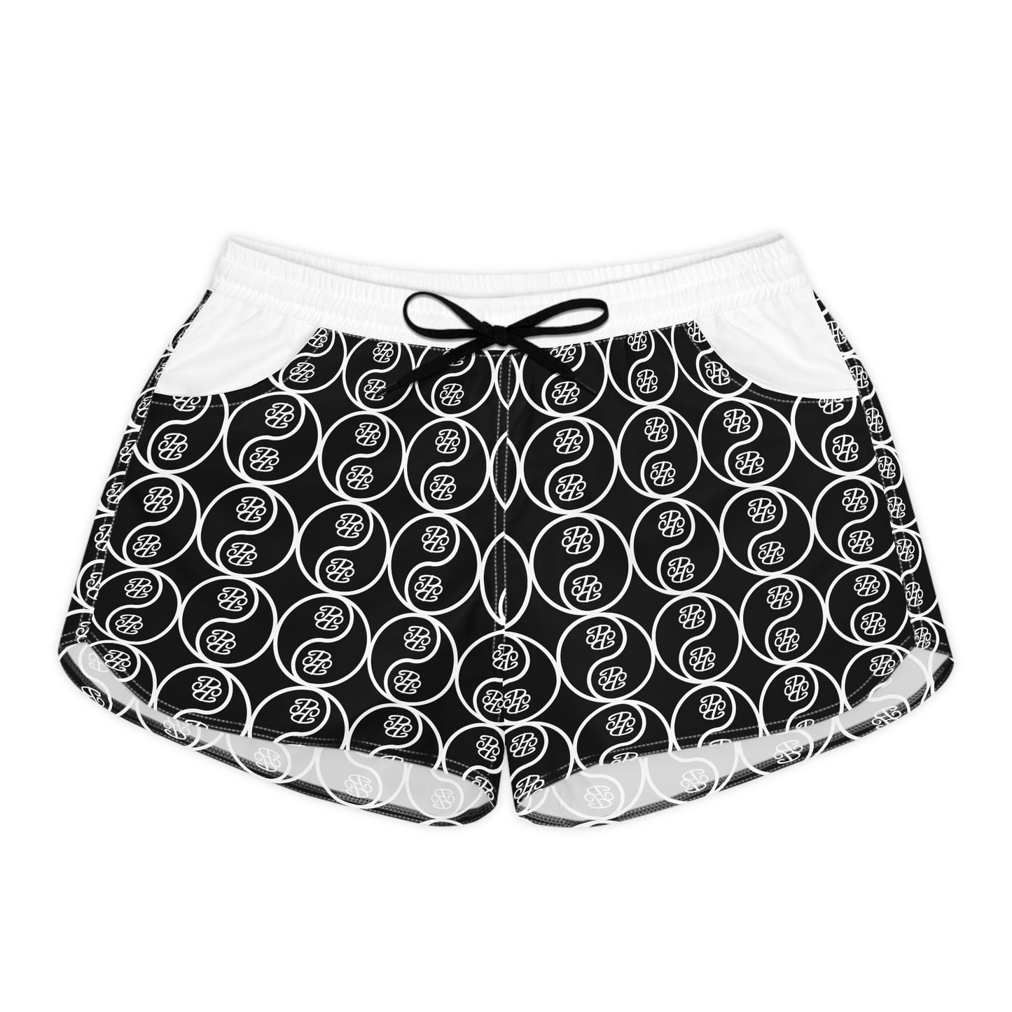 Phallacy Yin-Yang Designer Women's Casual Shorts